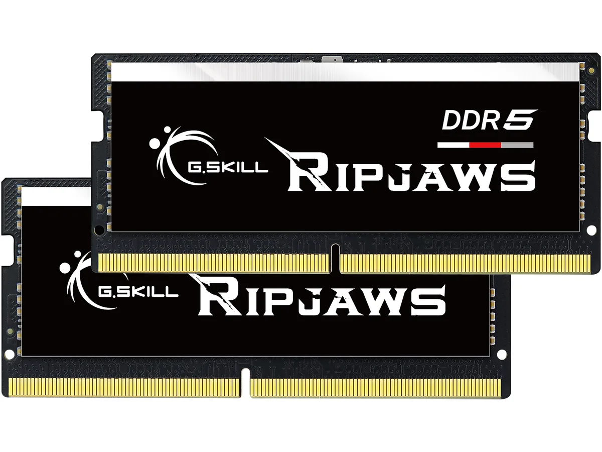 G.SKILL G.SKILL Ripjaws F5-5600S4645A32GX2-RS 64GB (2×32GB) DDR5 5600 CL46 laptop RAM — photo du produit