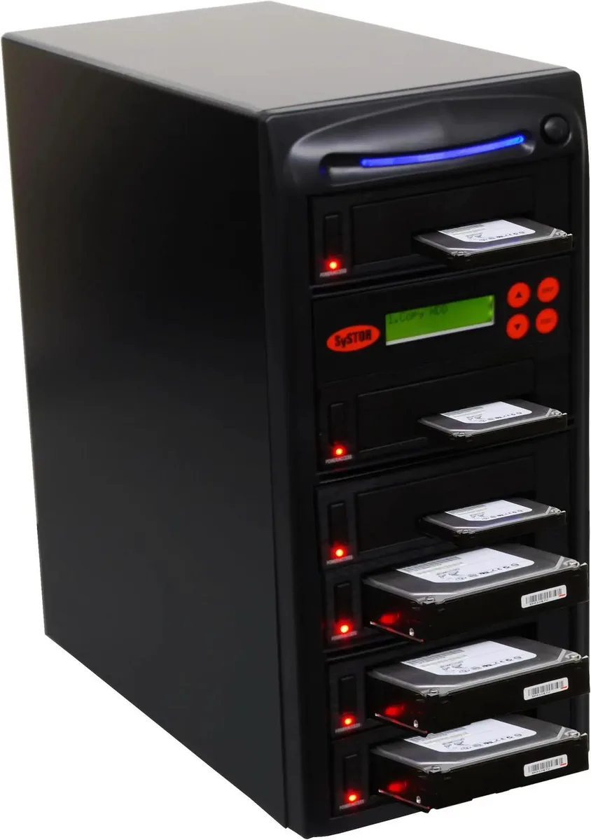 Systor Systor 1:5 SATA Hard Drive Duplicator &amp; Sanitizer (SYS105HS-DP) — vörumynd