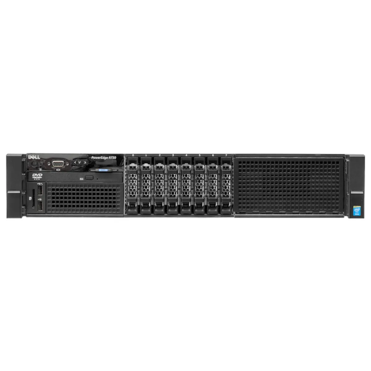 DELL DELL PowerEdge R730 2U Rack Server 2x Xeon E5-2640 v3 2.6GHz 64GB DDR4 8x 2.4TB SAS — photo du produit