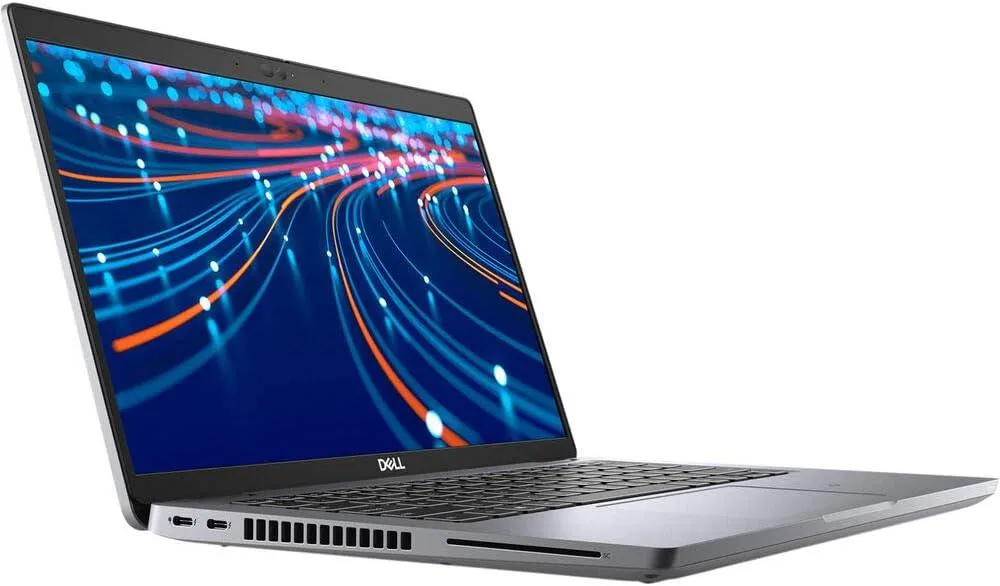 Silver Dell Latitude 5420 laptop closed showing smooth metal finish