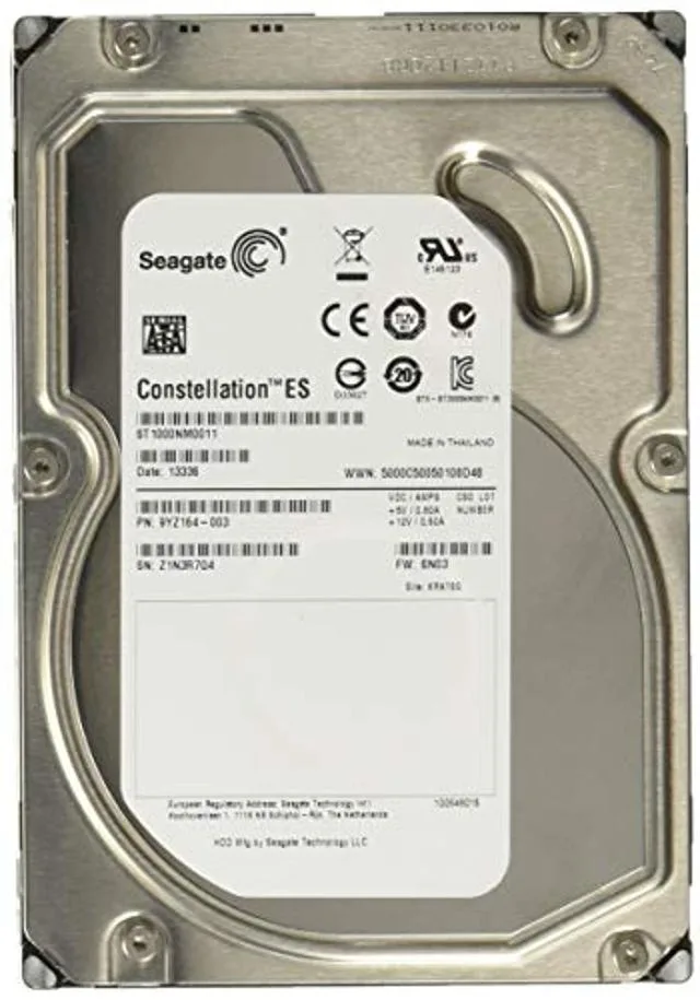 Seagate Seagate Constellation ES ST1000NM0011 1 TB internal hard drive — 제품 사진