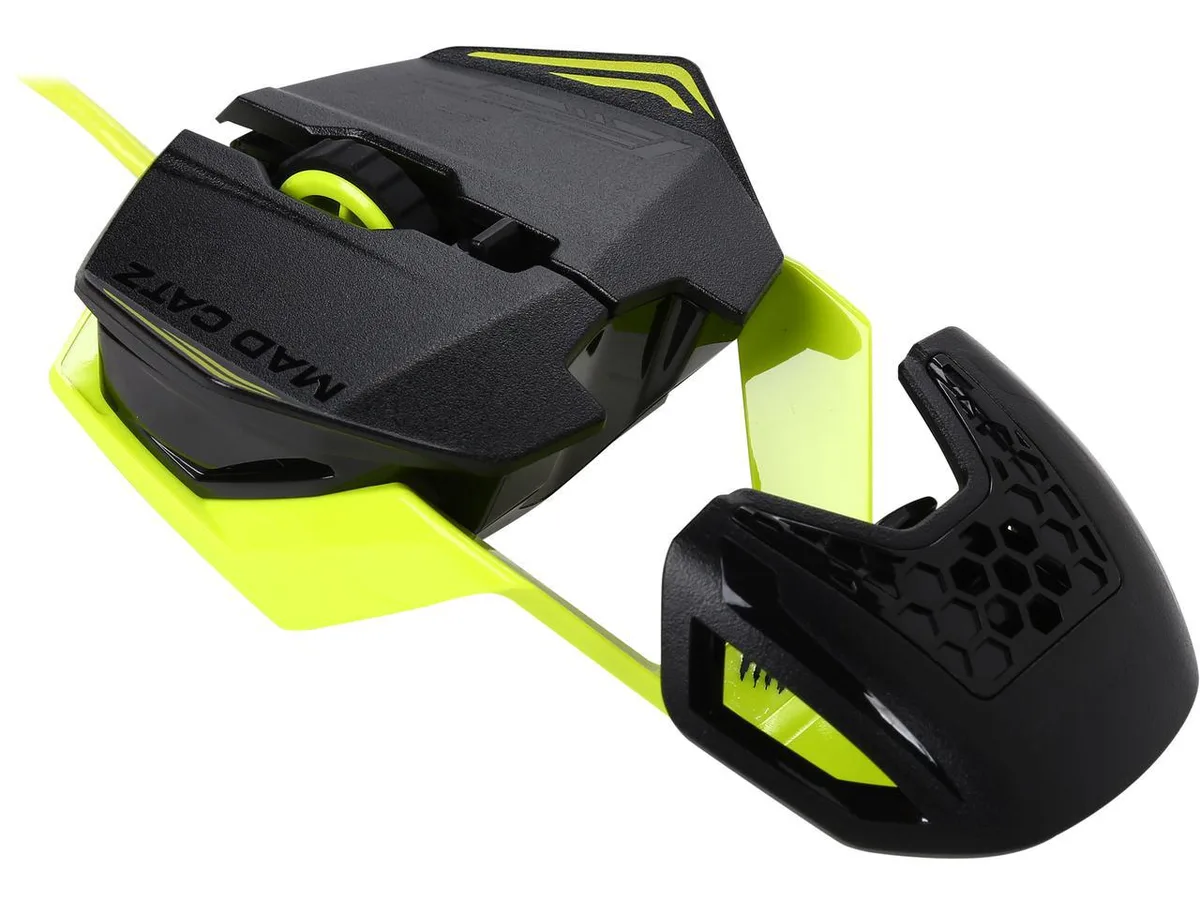 MAD CATZ MAD CATZ R.A.T.1 MCB437260006/06/1 Green Wired 3500 dpi 6 Button Gaming Mouse — fotografia produktu