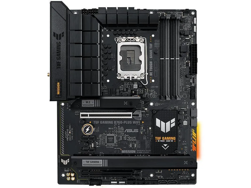 ASUS ASUS TUF GAMING B760-PLUS WIFI DDR5 192GB ATX Intel motherboard — toote foto