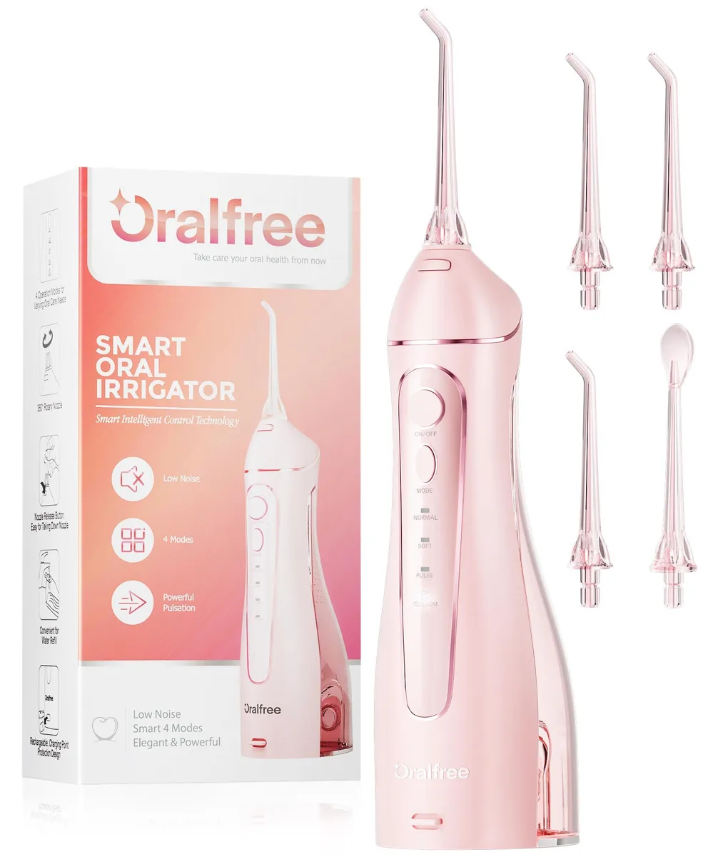  Oralfree F5025 oral care 200 ml tank 5 tips IPX7 — product photo