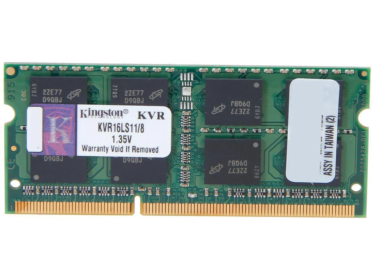 Kingston Technology Corp. Kingston Technology Corp. KVR16LS11/8 8GB DDR3L 1600 laptop RAM — ภาพสินค้า