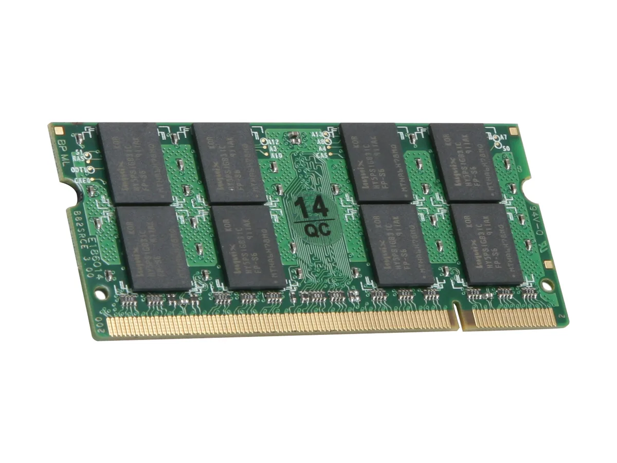 SUPER TALENT SUPER TALENT T800SB2G/V 2GB DDR2 800 laptop RAM — ürün fotoğrafı