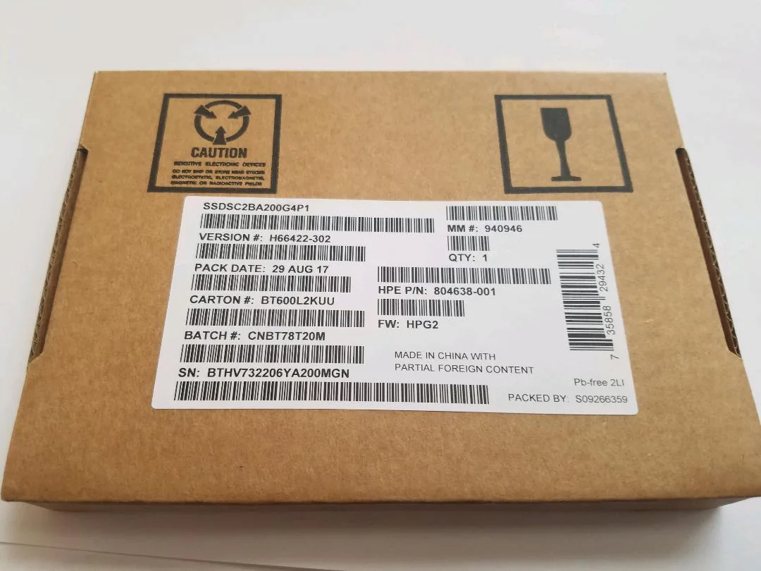 Intel Intel SSD DC S3710 200GB SATA 2.5in internal SSD — product photo