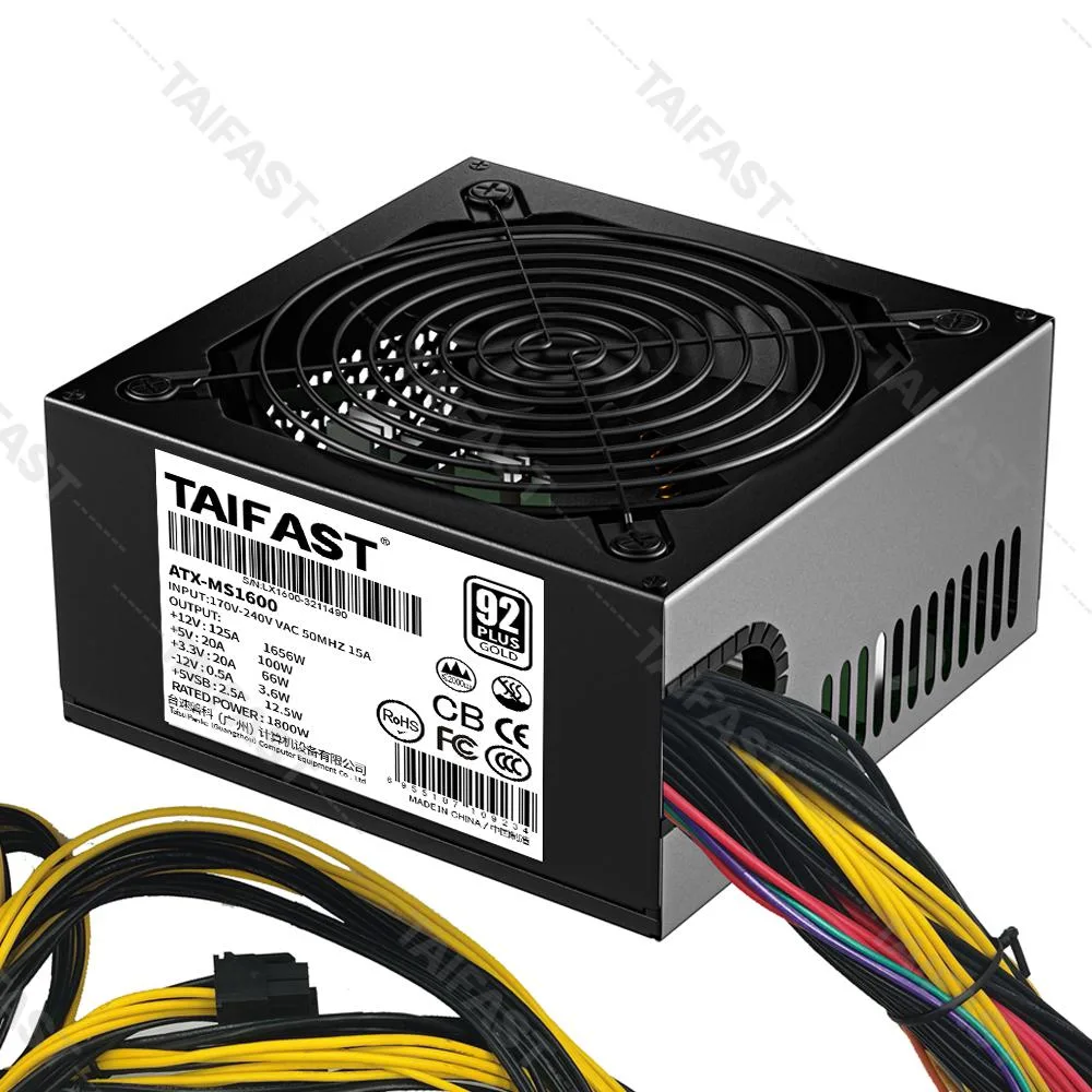 Taifast Taifast 800w 800 W 80 PLUS ATX 12V v2.3 Power Supply — photo du produit
