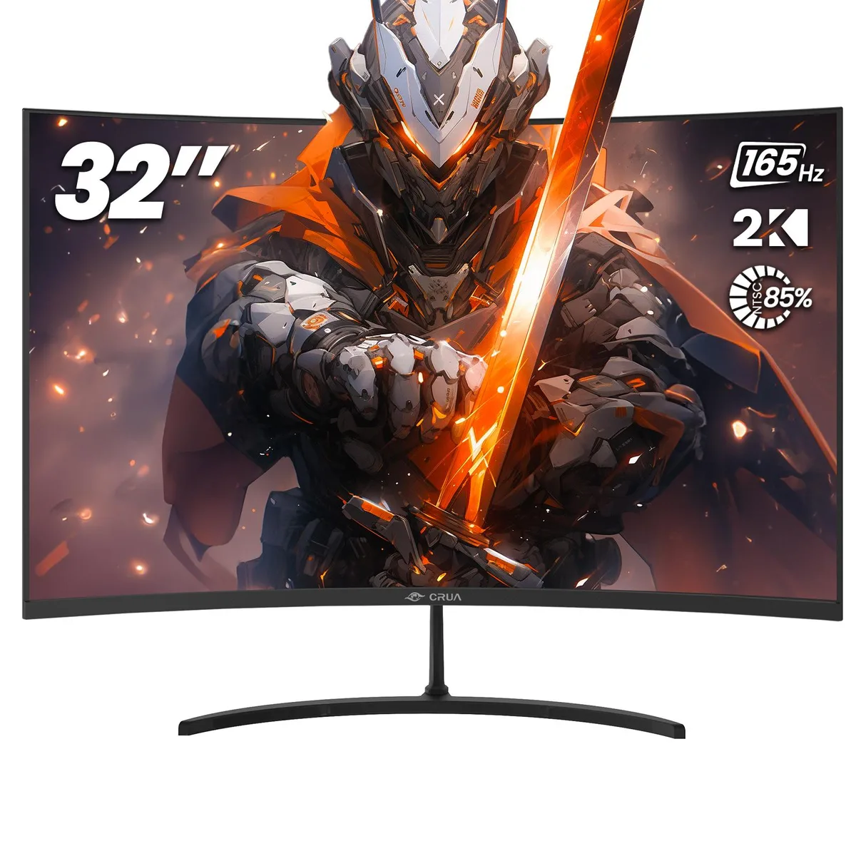 CRUA CRUA 32" Curved Gaming Monitor 165Hz QHD 1800R Black — product photo