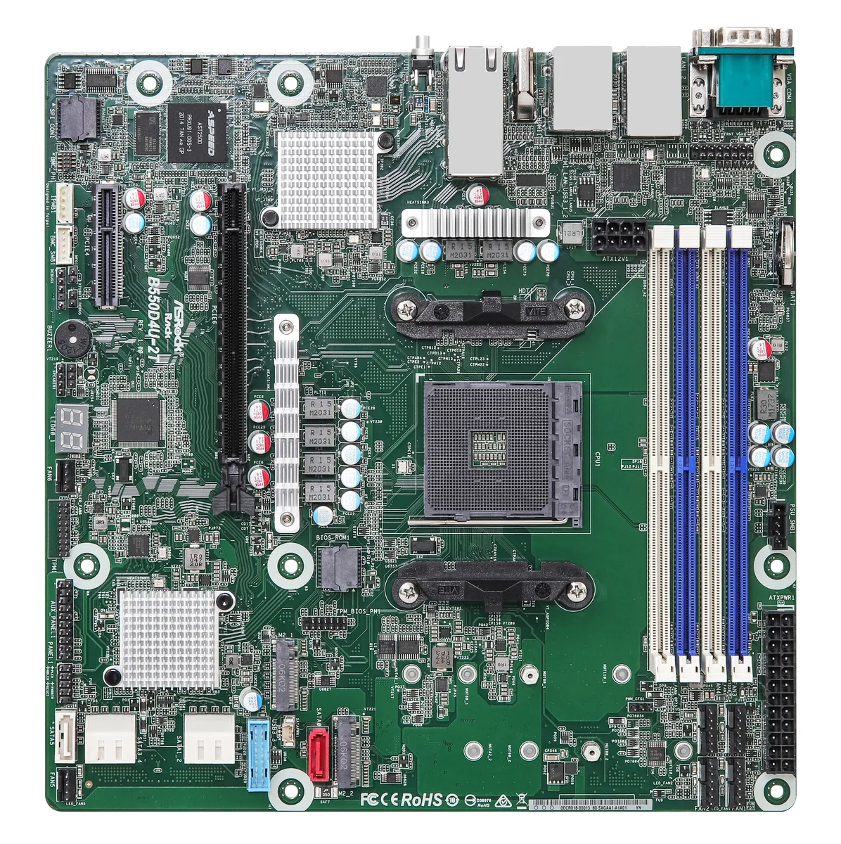 ASRock Rack ASRock Rack B550D4U-2T server motherboard dual 10GbE — foto del prodotto
