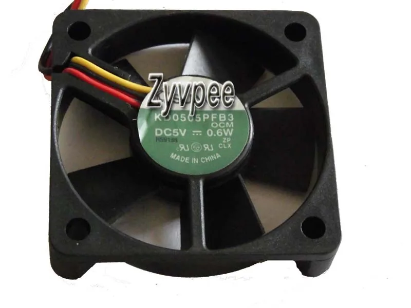 Zyvpee Zyvpee KD0505PFB3 50x10mm 3-pin case fan — foto do produto