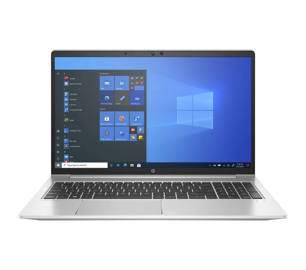 Silver 15.6 inch HP 650 G8 laptop, thin and light, Grade A condition