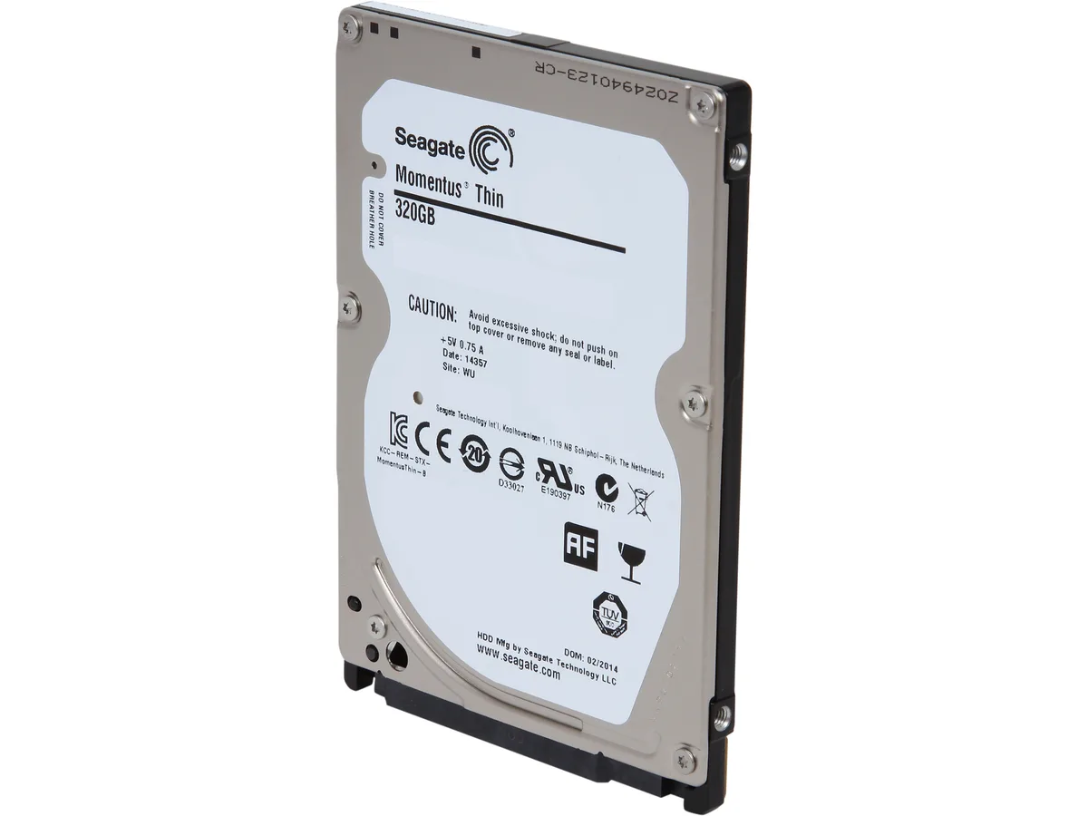 Seagate Seagate ST320LM010 320GB 7200 RPM 32MB SATA 6.0Gb/s 2.5" 7mm laptop hard drive — 商品写真