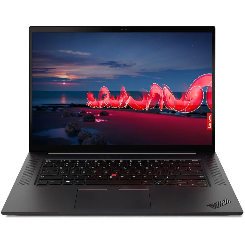 Black Weave 16 inch touchscreen laptop with thin bezels