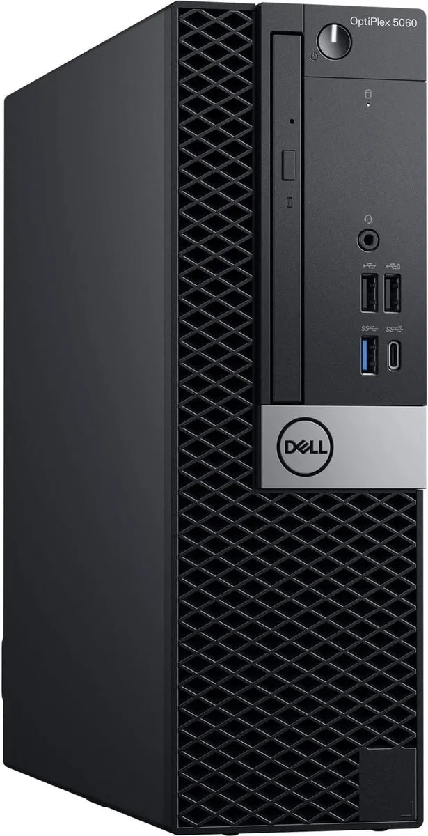 Black Dell OptiPlex 5060 small form factor desktop tower