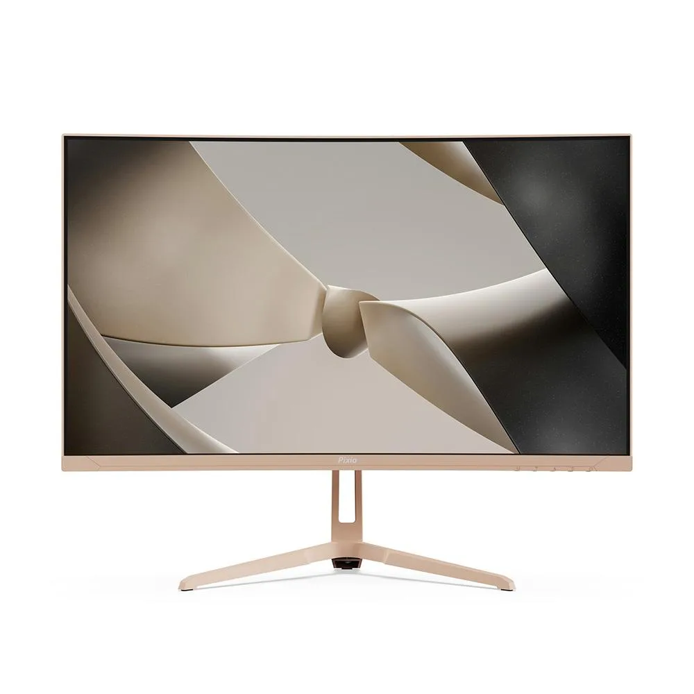 Pixio Pixio PXC248WAVE Beige 24" 200Hz 1080p 1500R VA Gaming Monitor — toote foto