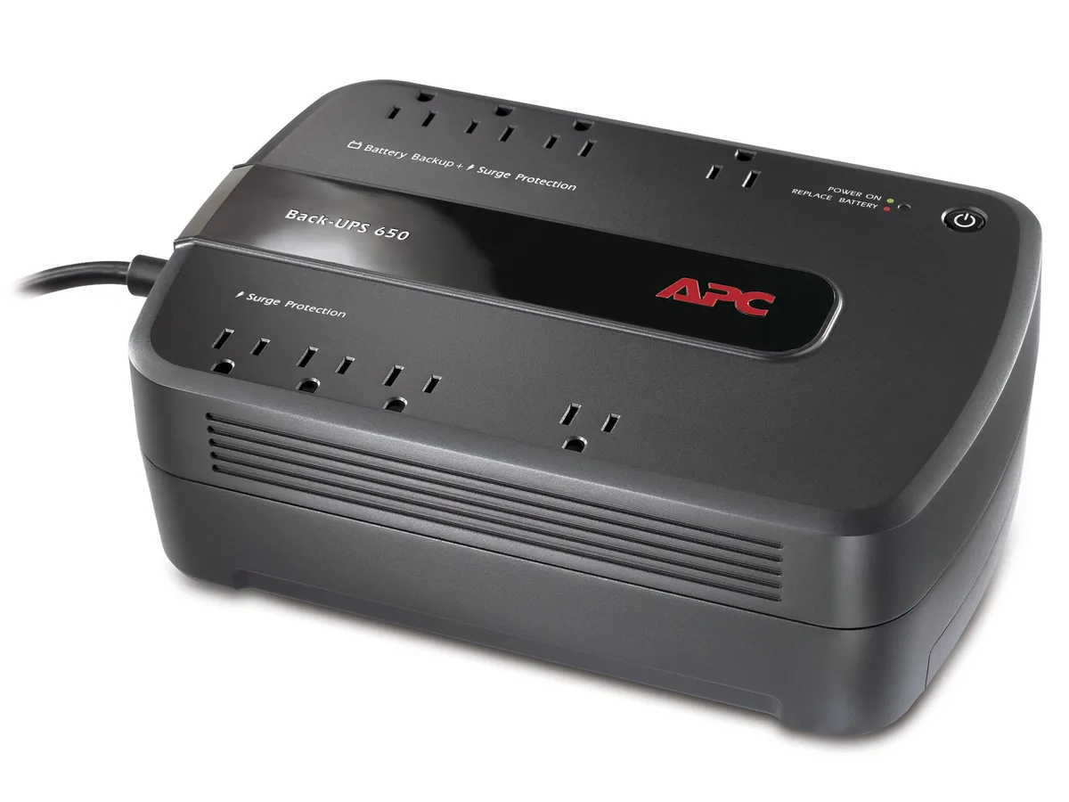 APC APC BE650G1 Back-UPS 650 VA 390 W 8 Outlet UPS — product photo