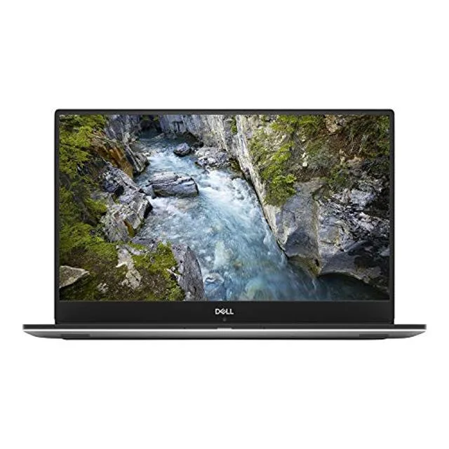 Silver 15.6 inch mobile workstation laptop closed view
