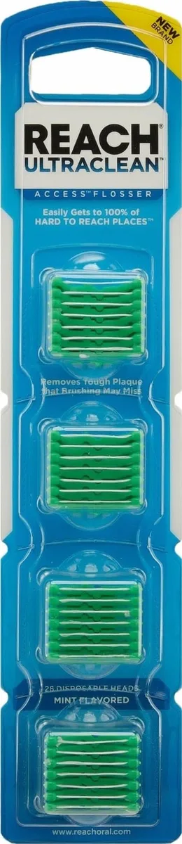 Reach 523521200 Ultraclean Access Flosser Refill Heads Mint 28 Count — product photo