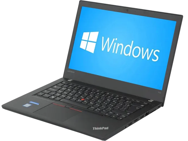 Black 14.0 inch ThinkPad T470 laptop with matte finish