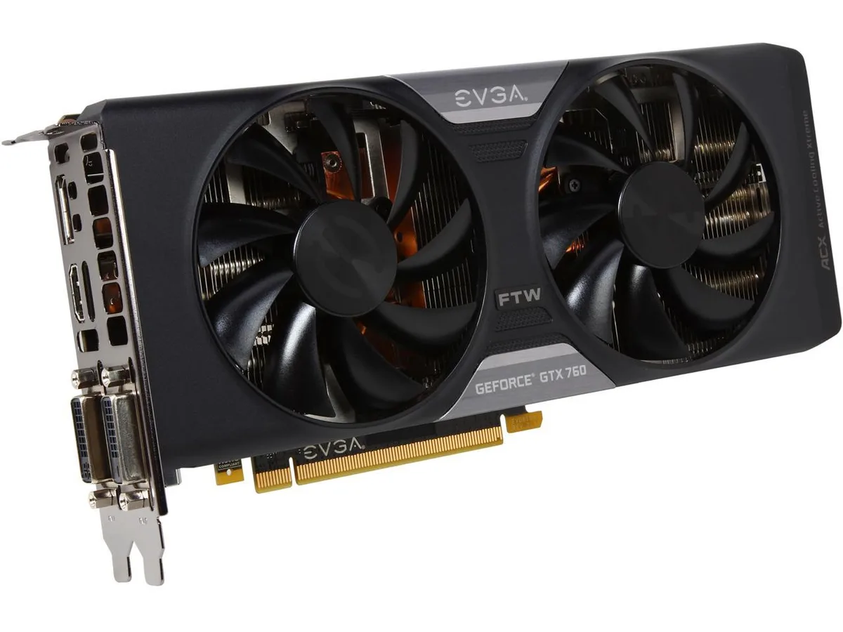 EVGA EVGA GeForce GTX 760 FTW 4GB ACX Cooler — Produktfoto