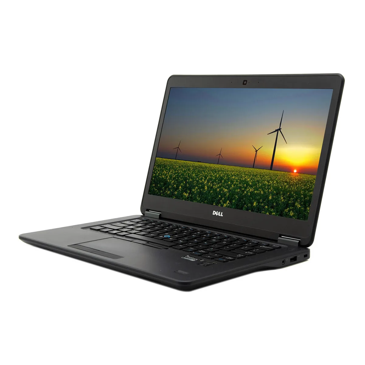 Black Dell Latitude E7450 14 inch FHD laptop closed
