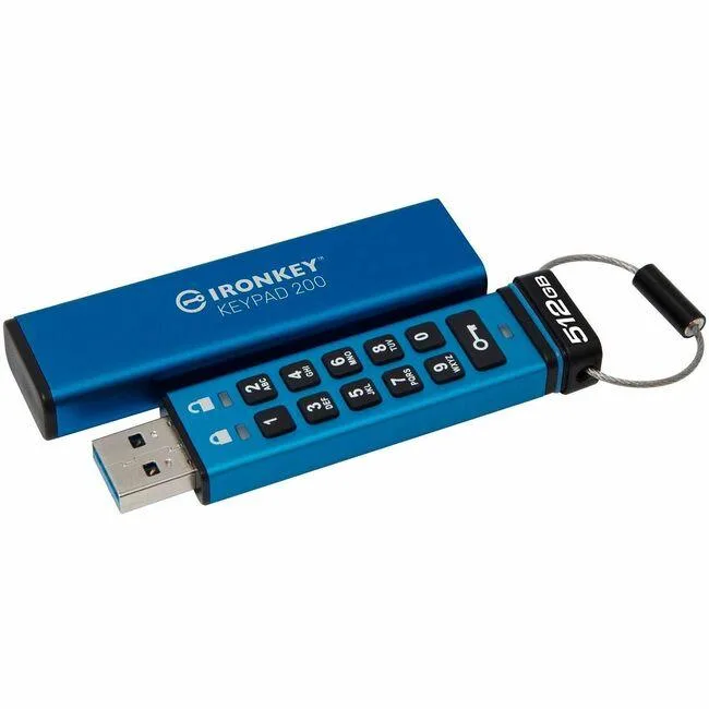 Kingston Technology Corp. Kingston IronKey Keypad 200 512GB USB flash drive — ภาพสินค้า