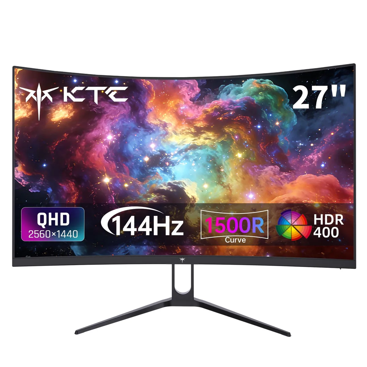 KTC KTC H27S5C 27" 1440p 144Hz Curved Gaming Monitor — photo du produit