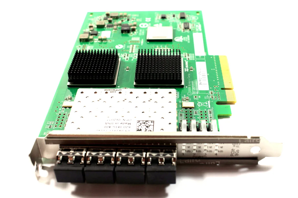 QLogic Corp. QLogic Corp. QLE2564 8 Gbps quad-port Fibre Channel network card — صورة المنتج