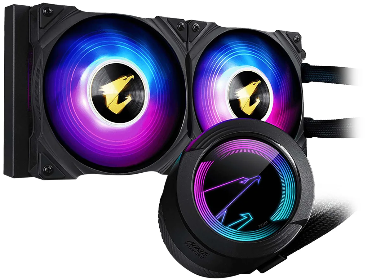 GIGABYTE GIGABYTE GP-AORUS WATERFORCE 240 liquid cooler — photo du produit