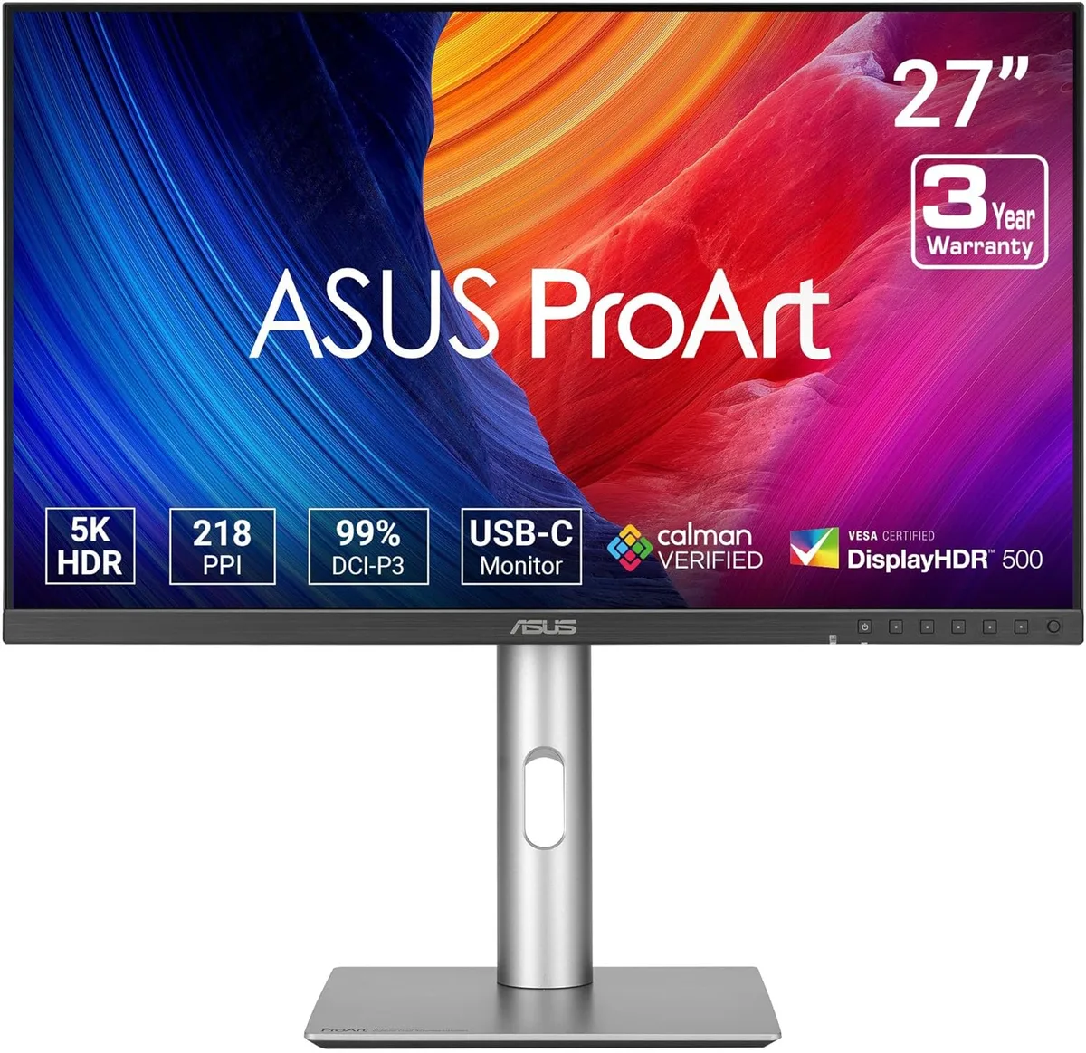 ASUS ASUS 90LM0AL0-B01KB0 PA27JCV 27" 5K monitor — product photo