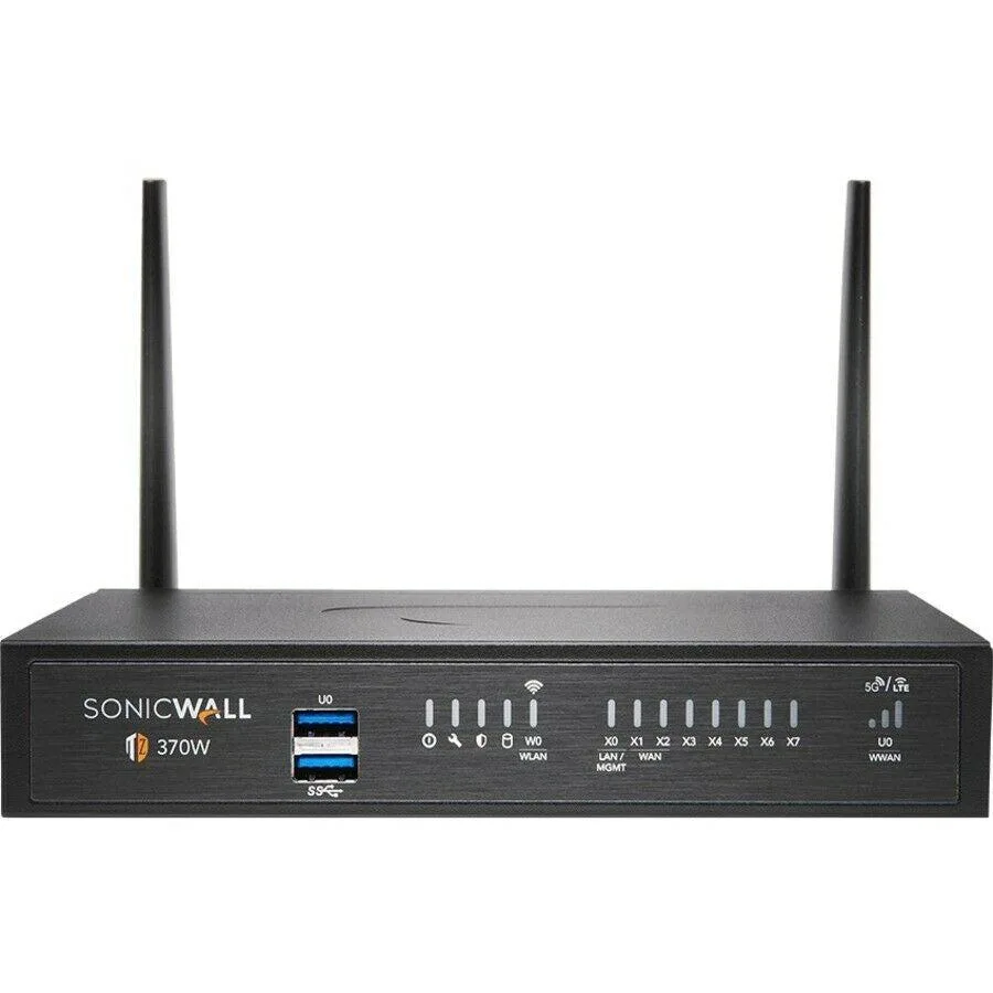 SonicWall SonicWall TZ370W Wireless Firewall Appliance 02-SSC-2827 — preces foto
