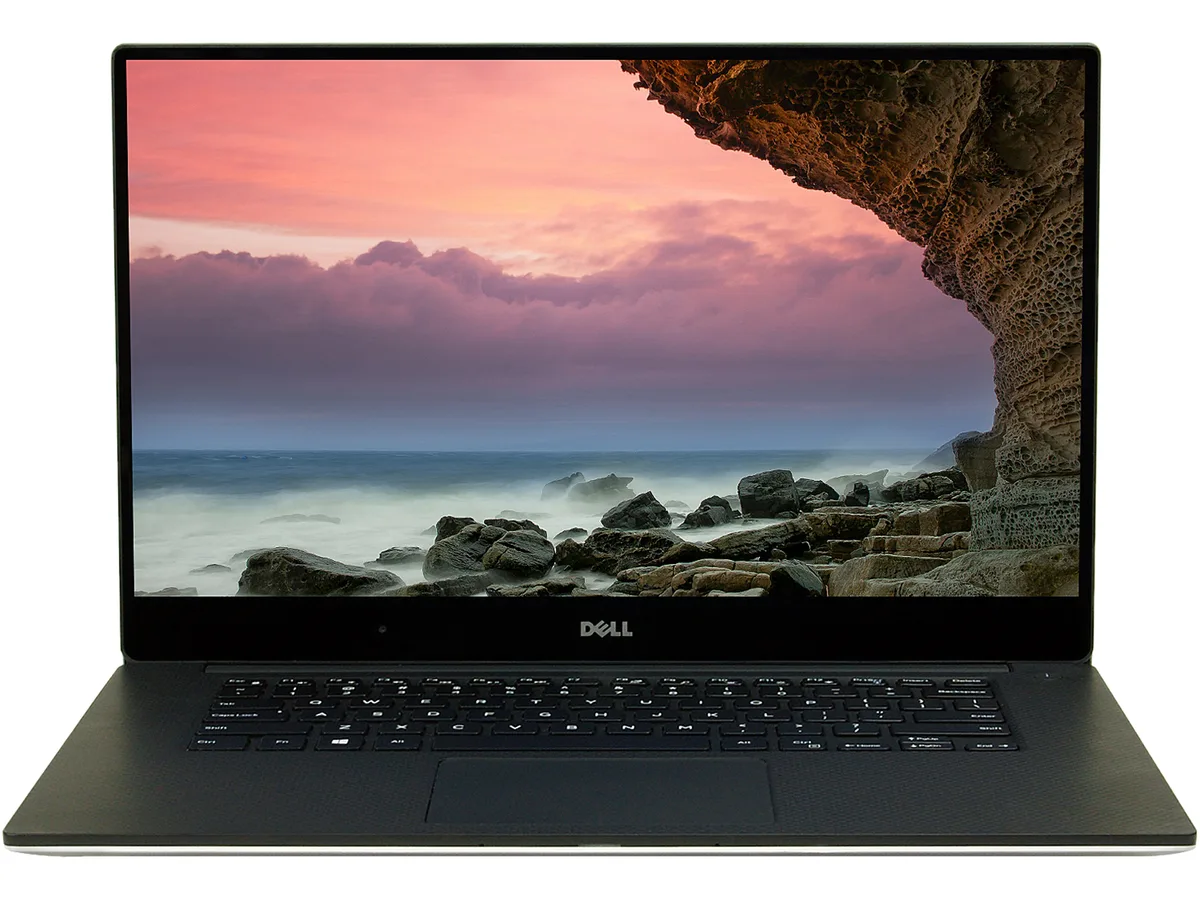 Gray Dell Precision 5510 laptop, 15.6 inch FHD non-touch screen, Grade B refurbished condition