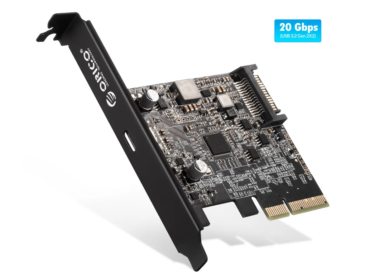 Orico Orico PE20-1C 20 Gbps USB 3.2 Gen 2x2 Type-C PCIe x4 expansion card — صورة المنتج
