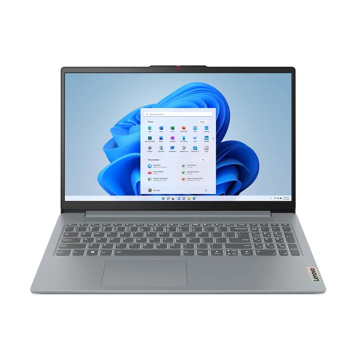 Lenovo IdeaPad Slim 3 15.6 inch laptop in gray finish