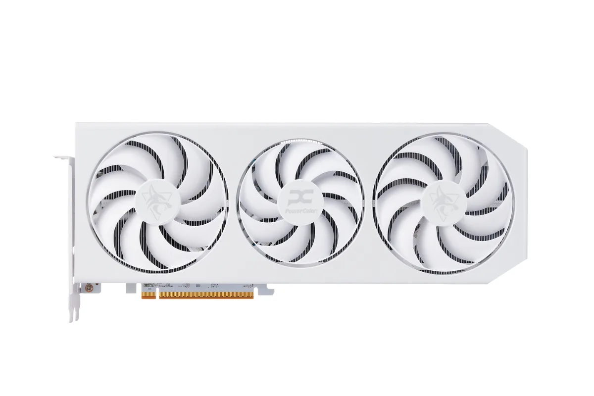 PowerColor PowerColor RX9070XT 16G-L/OC/WHITE graphics card — 商品写真