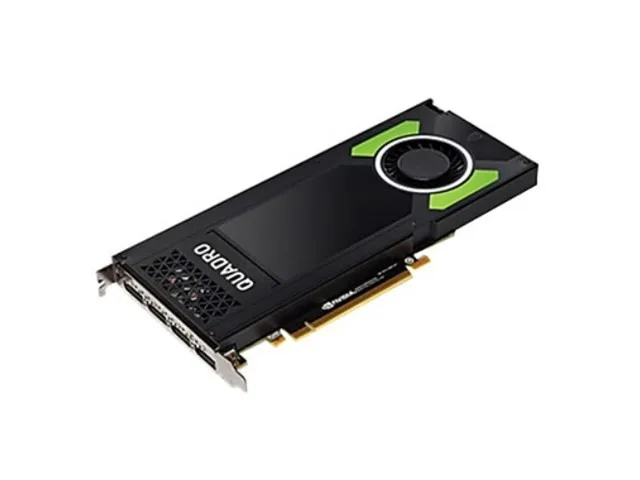 Full-height graphics card with silver metal bracket and dual-slot cooler