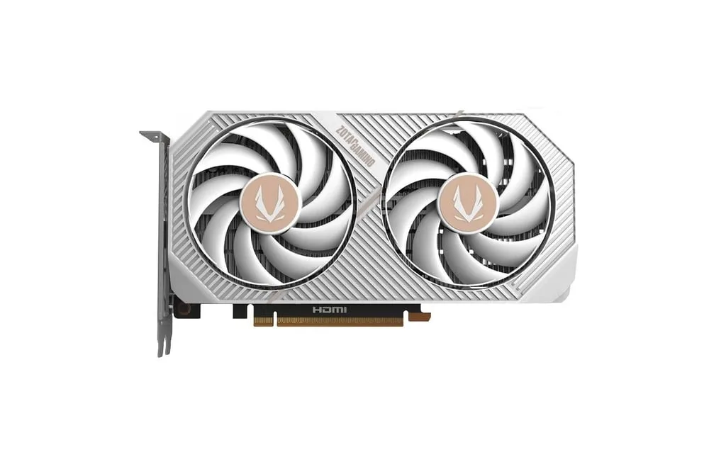 ZOTAC ZOTAC RTX 5060 Twin Edge OC White Edition graphics card ZT-B50600Q-10M — Produktfoto