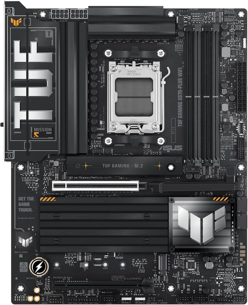 ASUS ASUS TUF GAMING X870-PLUS WIFI DDR5 AMD motherboard — product photo