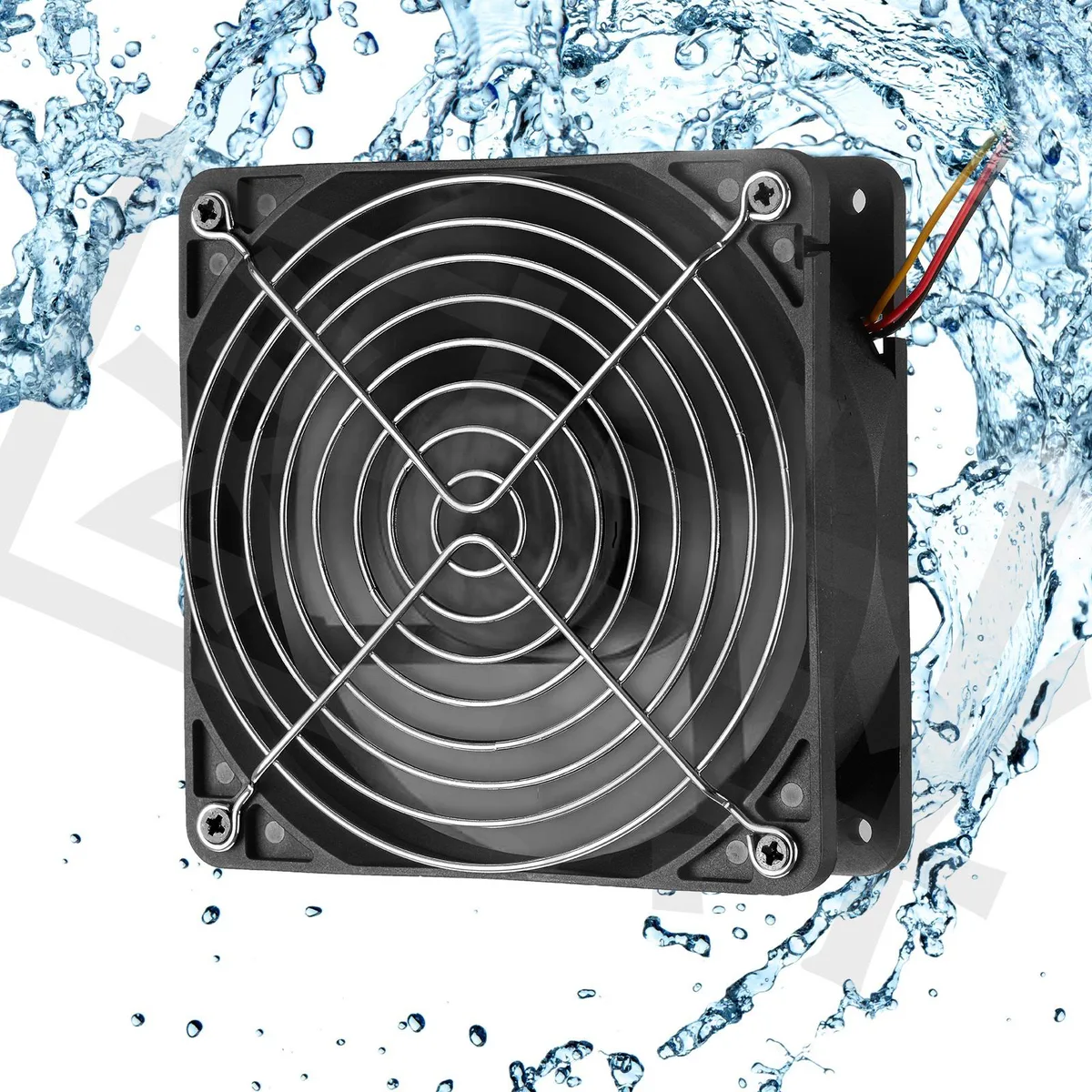 PANO-MOUNTS PANO-MOUNTS 12038IP2510 120mm IP65 3500RPM 38mm 3-pin case fan — foto do produto