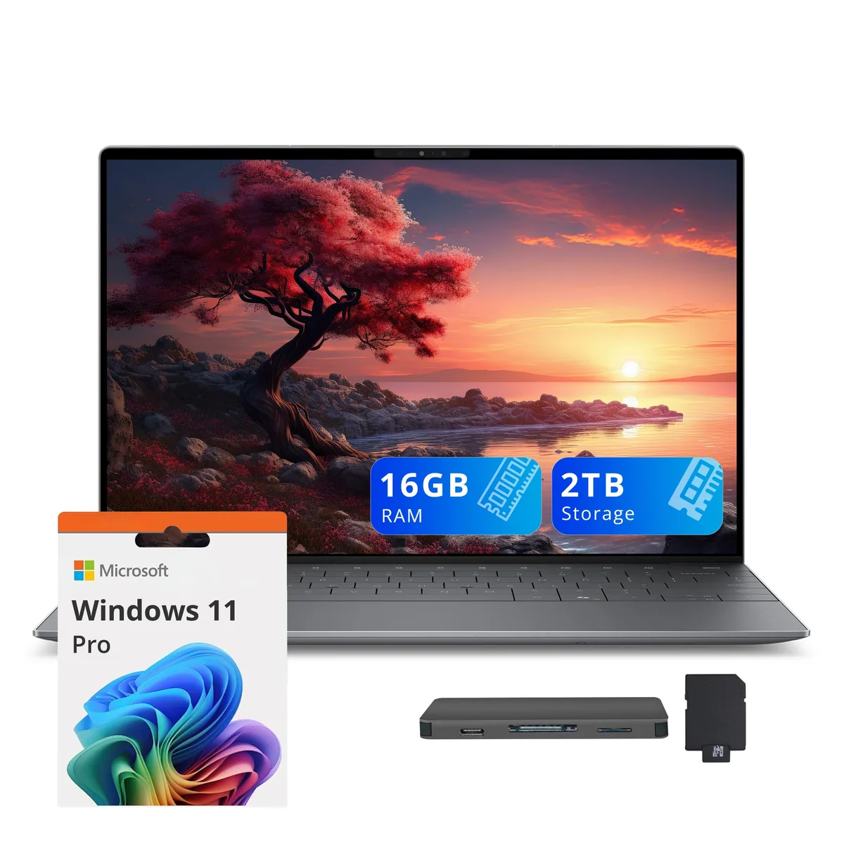 DELL Dell XPS 13 13.4" FHD+ Business Laptop Intel Core Ultra 7 256V 16GB 1TB Graphite — ภาพสินค้า