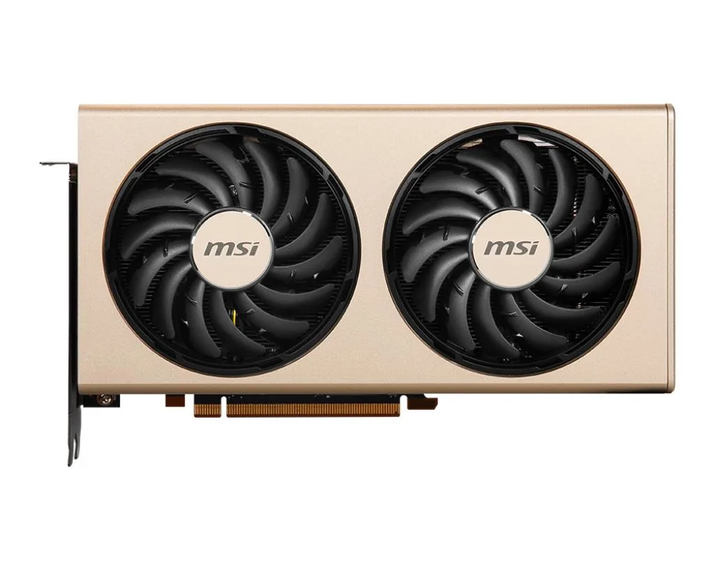 MSI Radeon RX 5700 XT EVOKE OC graphics card with dual-fan cooler in black and silver finish