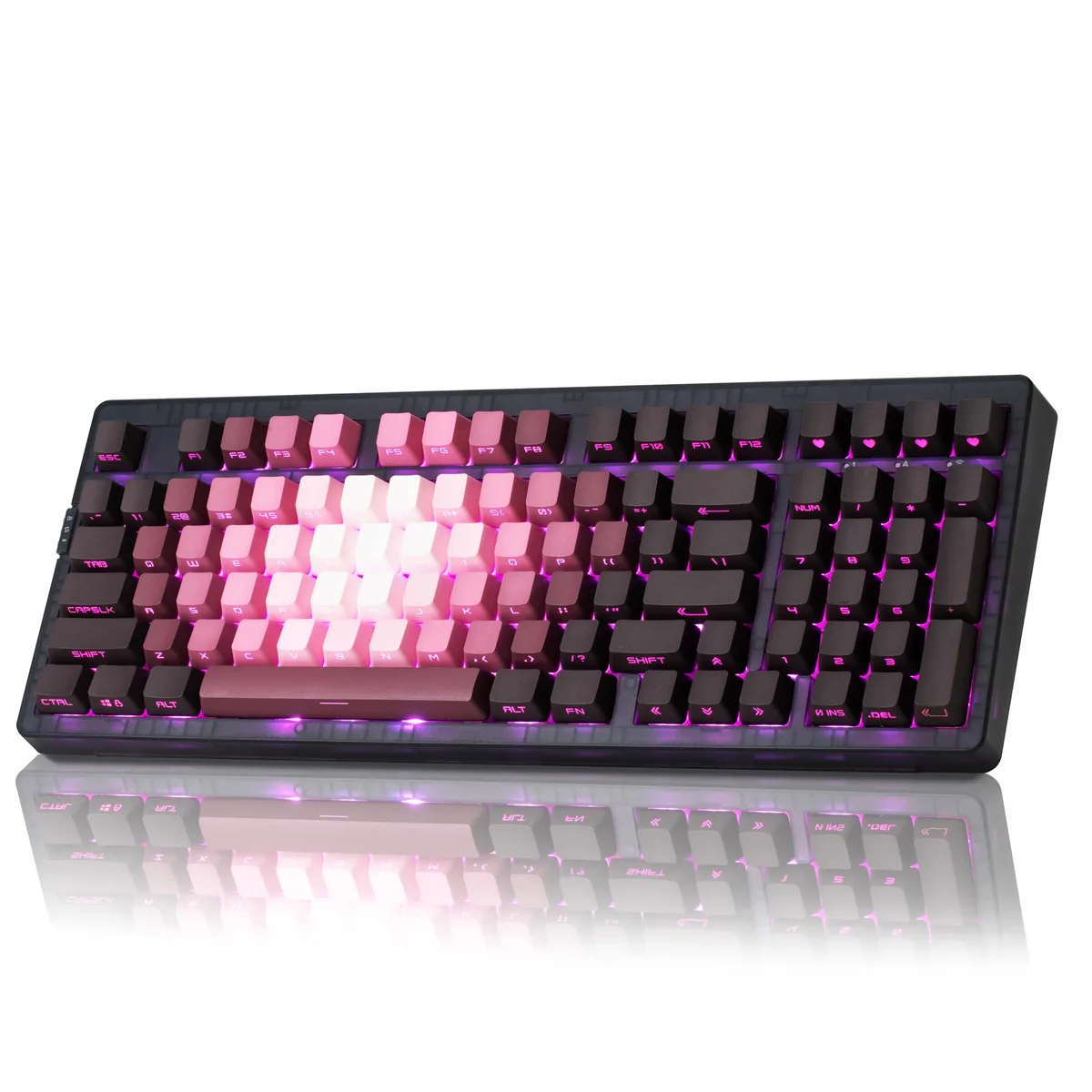 ZORNHER ZORNHER ZH980 95% Pink Rose Gaming Keyboard — product photo