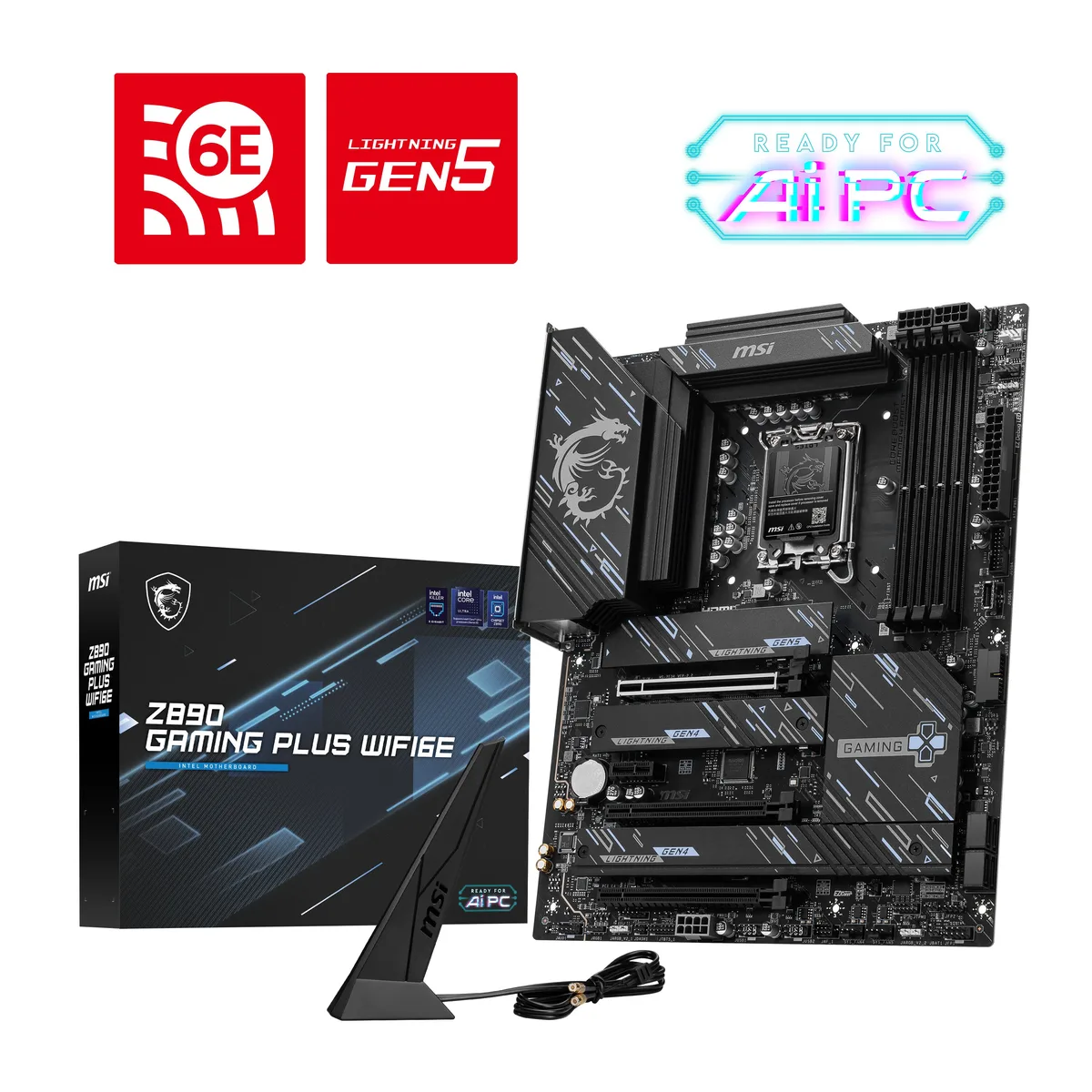 MSI MSI Z890 GAMING PLUS WIFI6E Intel motherboard — toote foto