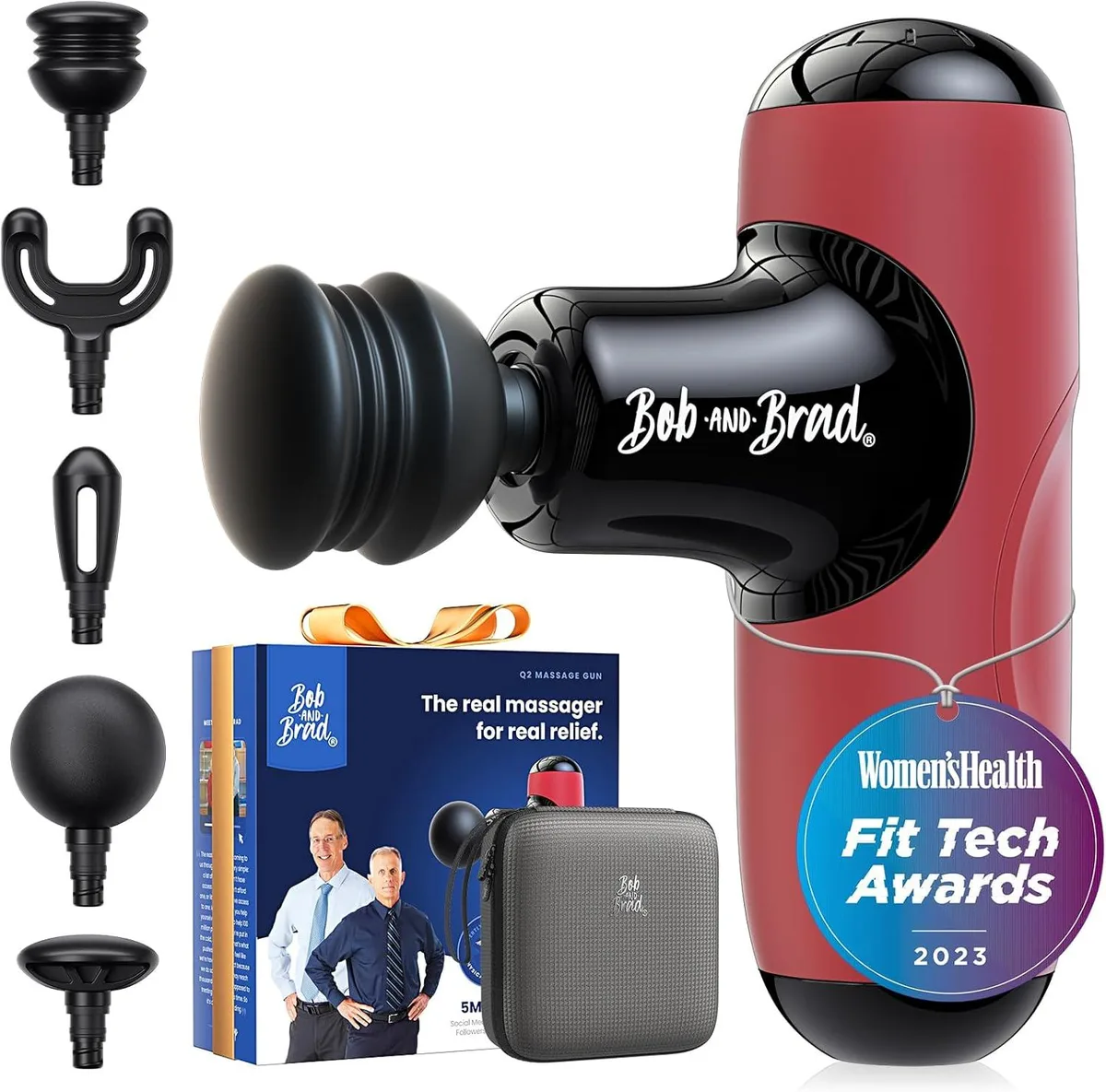 Bob and Brad Bob and Brad QL/MINI.Q2-D massager Red 5.7" .95 lbs 25W — foto produk