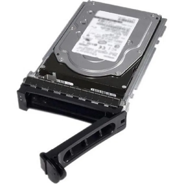 A 2.5 inch SAS solid state drive in a silver metal enclosure