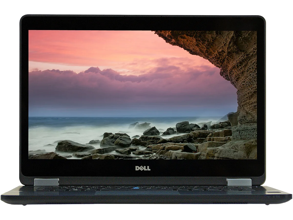 Grey Dell E7470 laptop, 14 inch non-touch screen, no webcam, B-grade refurbished