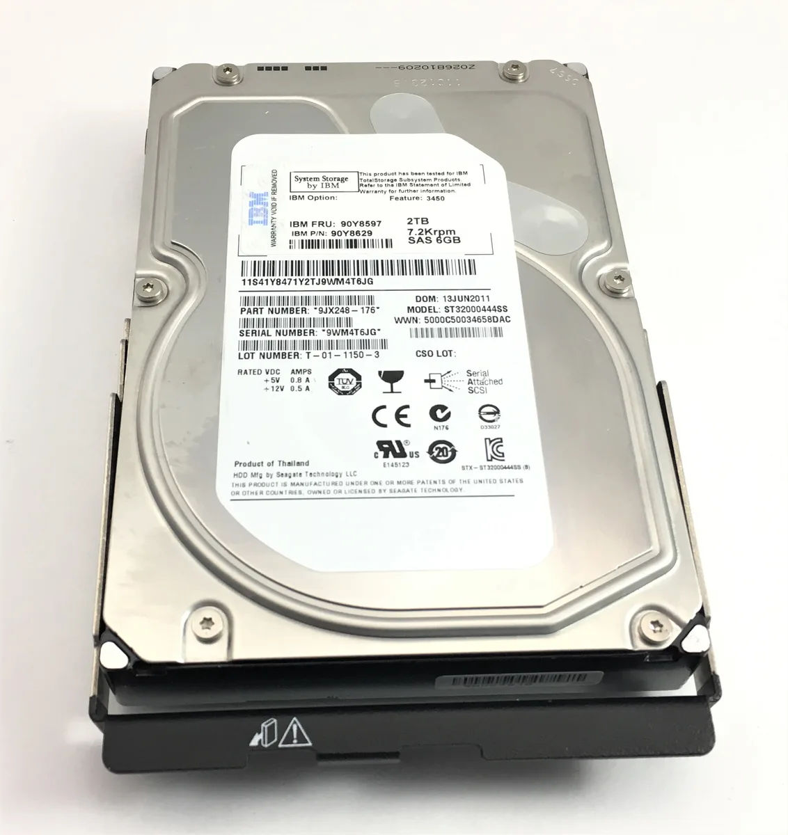 IBM IBM ST32000444SS 2TB 7.2K SAS 3.5" internal hard drive — produktbild
