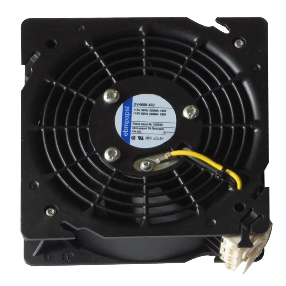 Zyvpee Zyvpee ebmpapst DV4600-492 12038 115V 18W 60Hz 120mm 38mm 2 Ball case fan — product photo