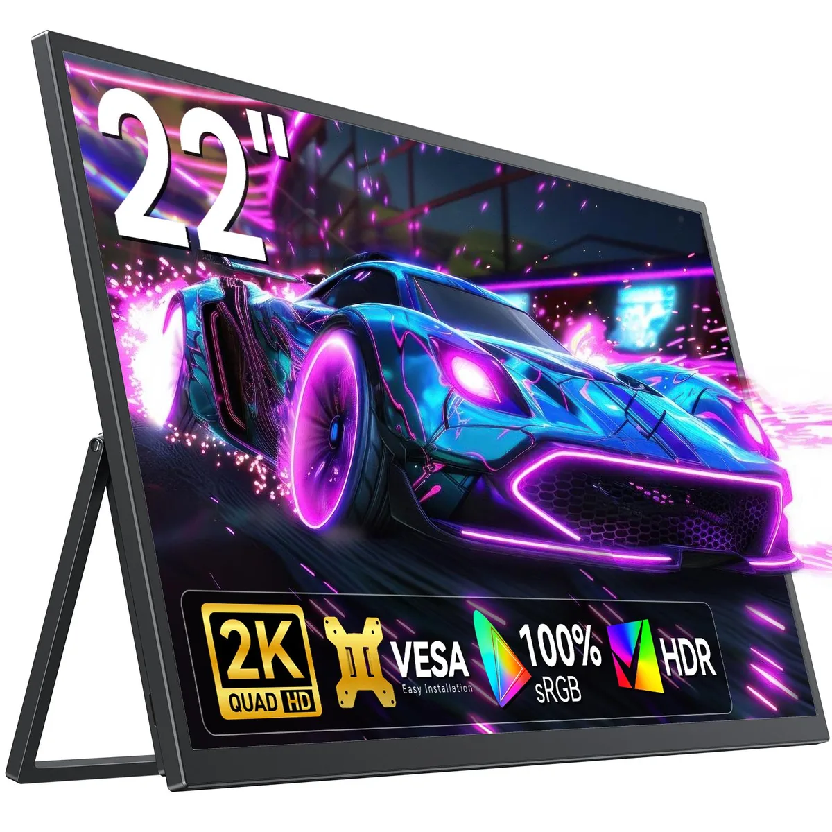 Uperfect Uperfect 22" QHD 2560x1440 60Hz FreeSync IPS Portable Gaming Monitor — product photo